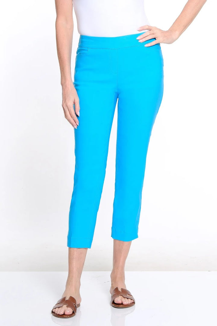 Slim-Sations Crop Pants - Vivid Turquoise