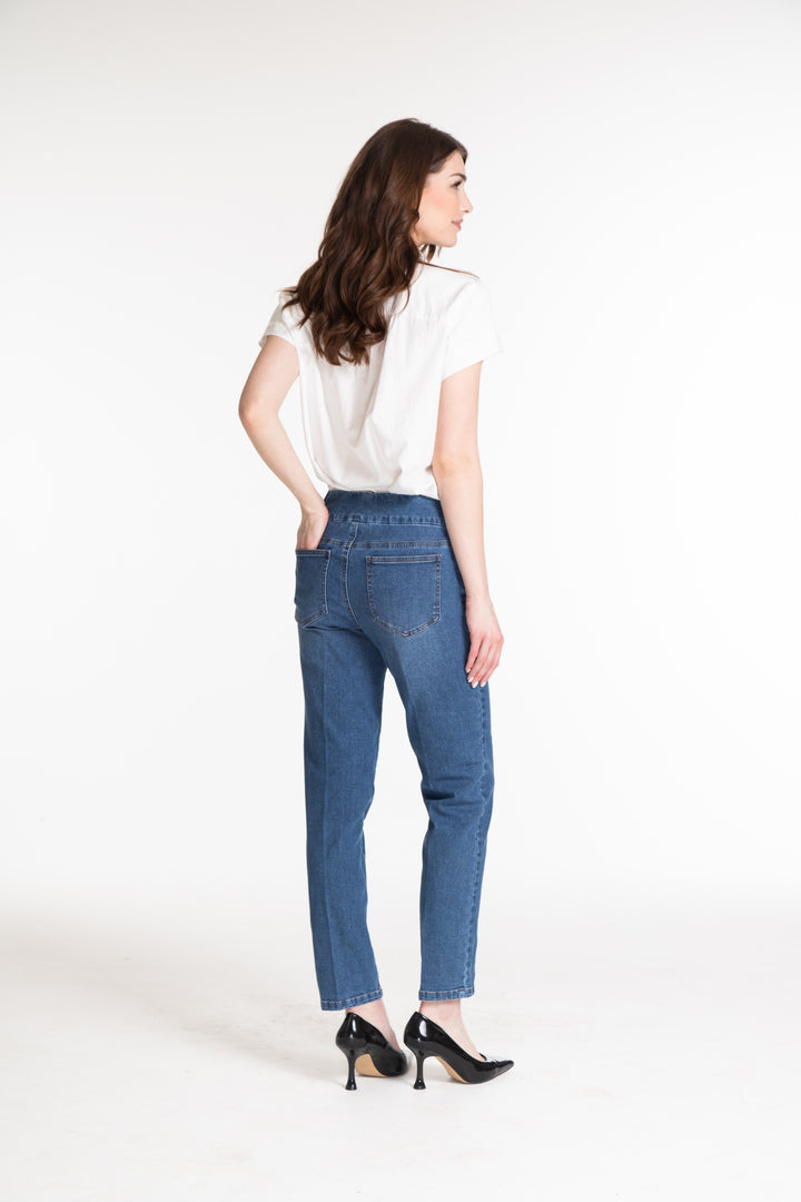 Slim-Sation Ankle Jean - Medium Indigo