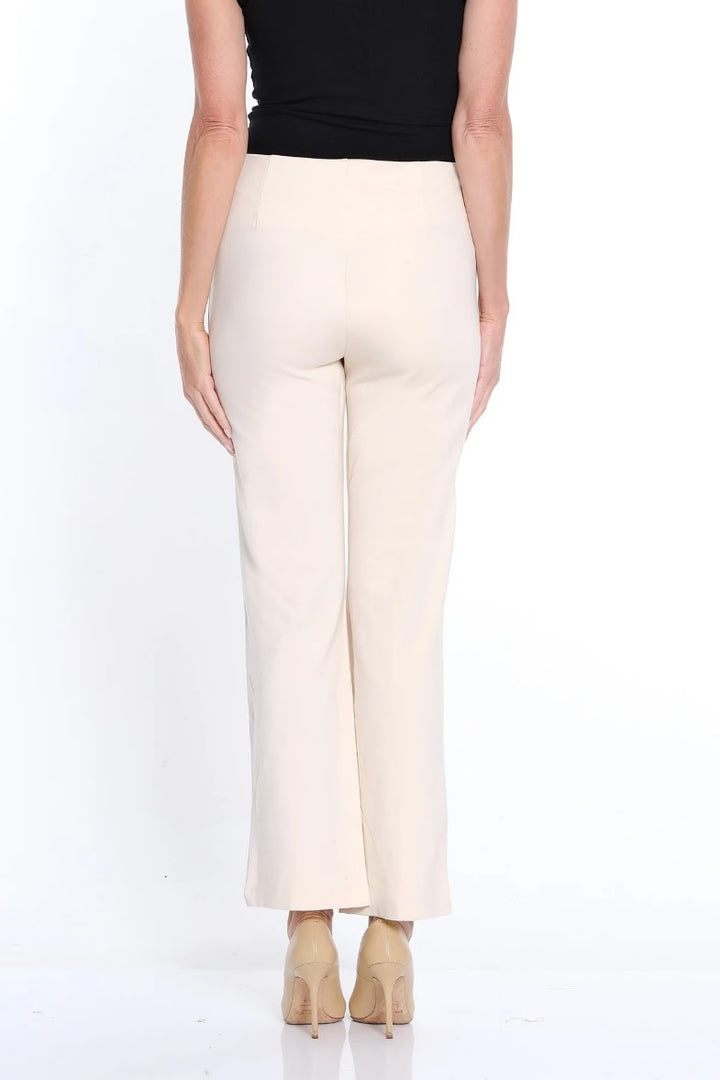 Pintuck Flare Leg Pant - Winter White
