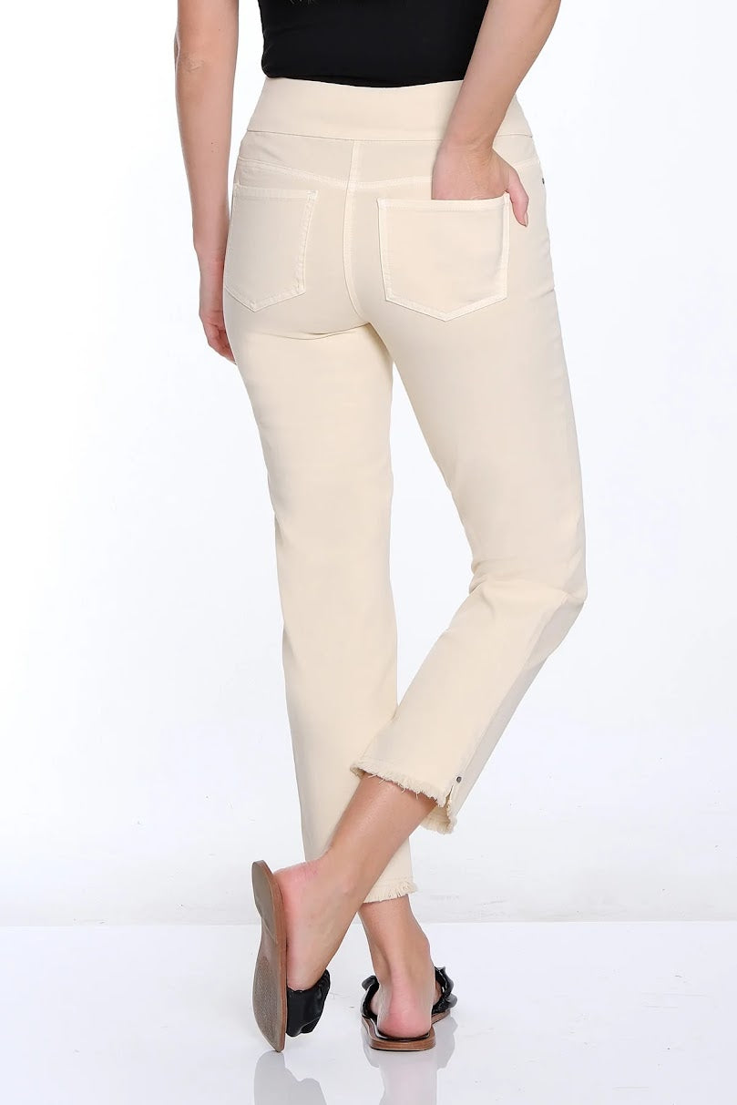 Slim Sation Ankle Pant - Parchment