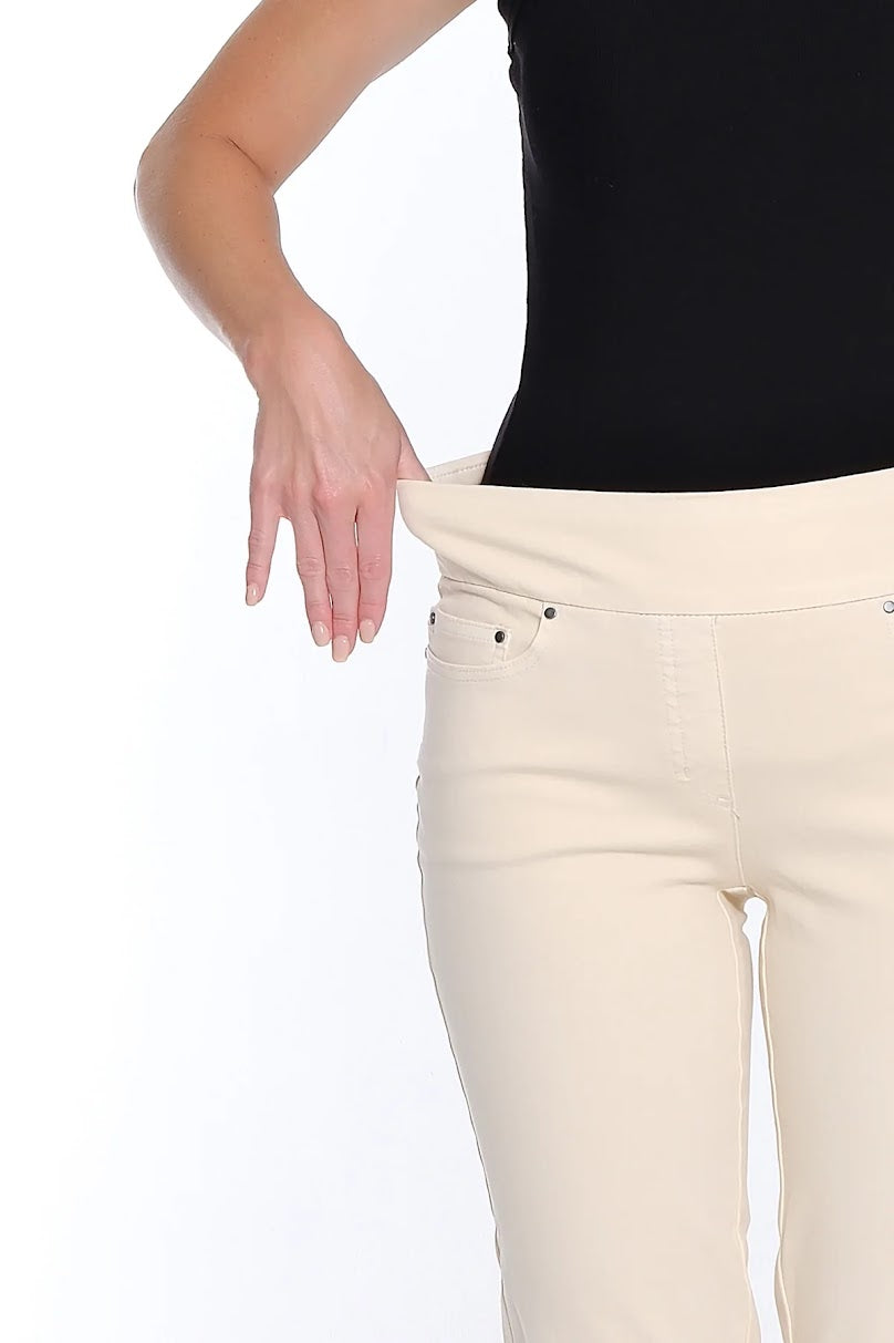 Slim Sation Ankle Pant - Parchment