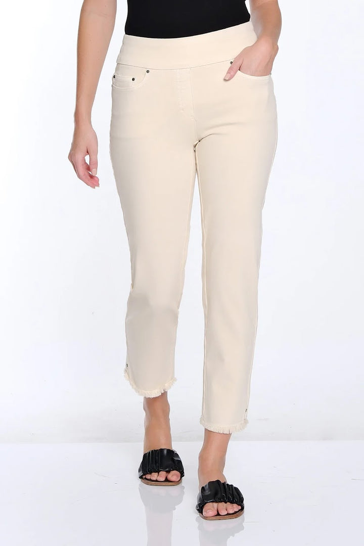 Slim Sation Ankle Pant - Parchment