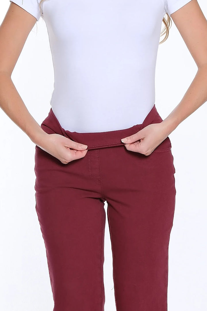 Slim Sation Ankle Pant - Port