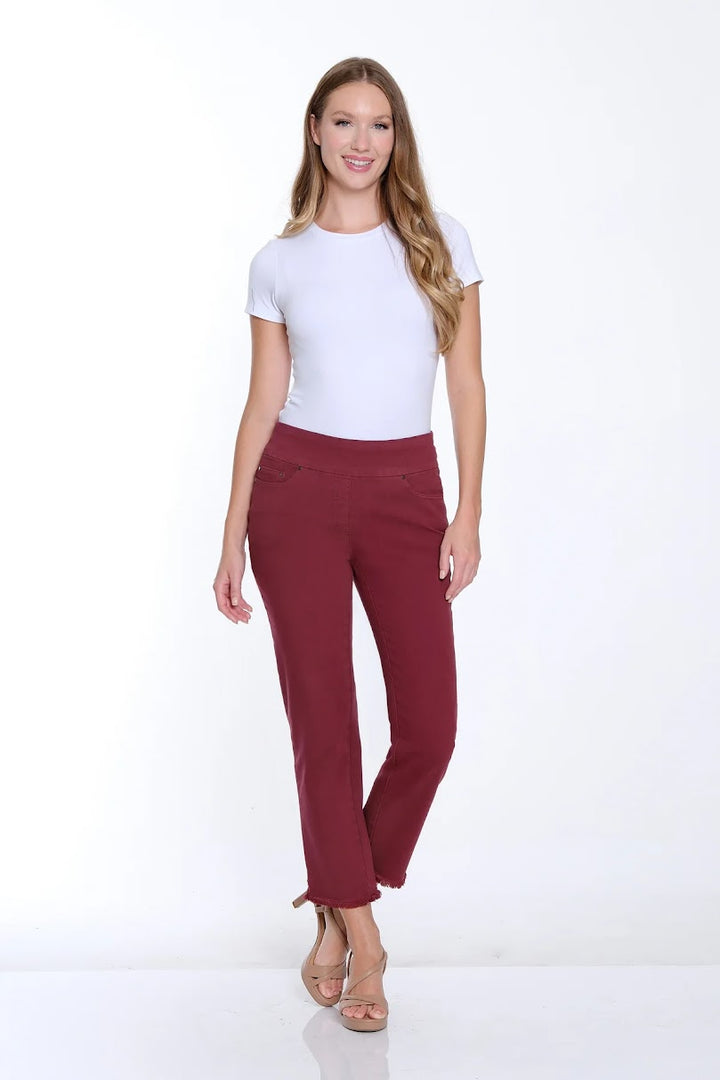 Slim Sation Ankle Pant - Port