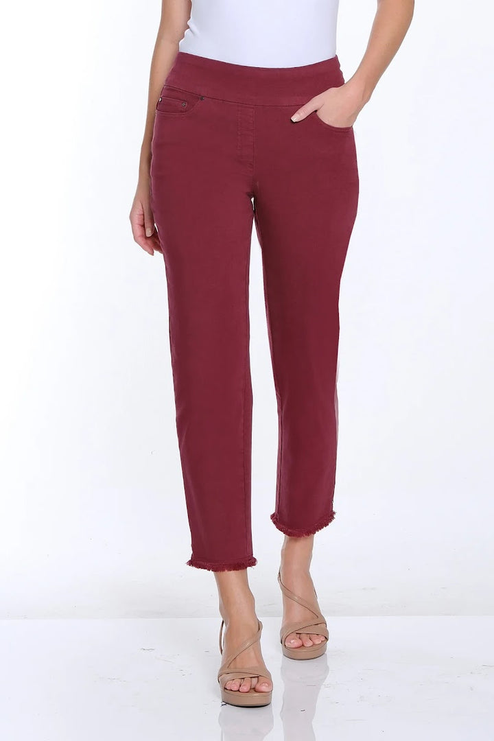 Slim Sation Ankle Pant - Port