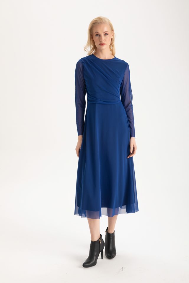 Callie Midi Dress - Cobalt