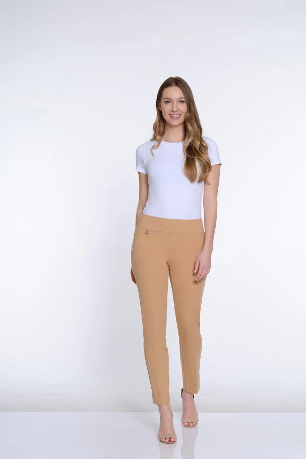 Slim-Sation Knit Ankle Pant - Camel