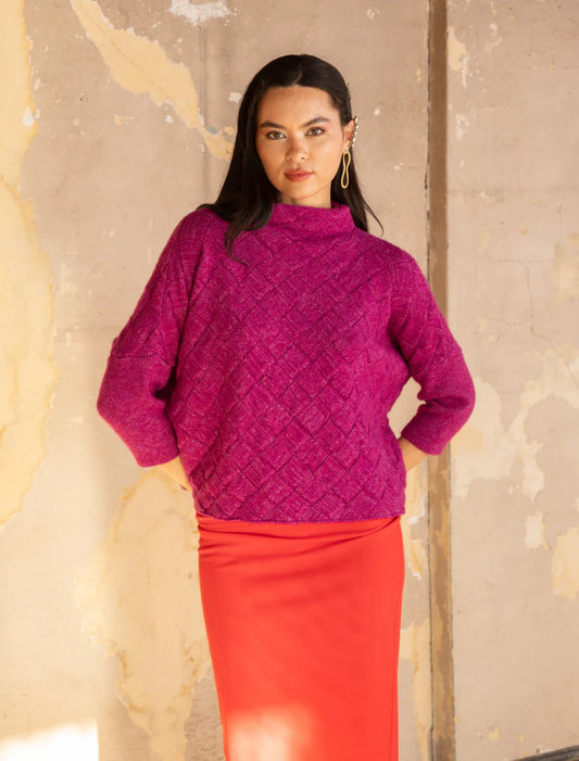 Rowena Sweater -  Orchid