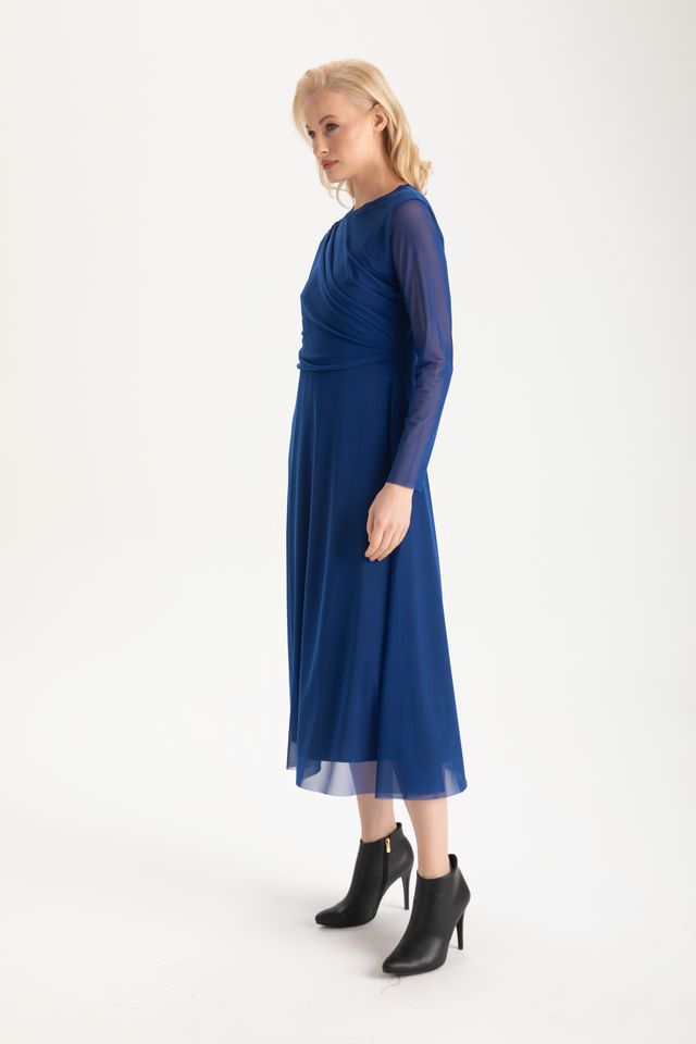 Callie Midi Dress - Cobalt