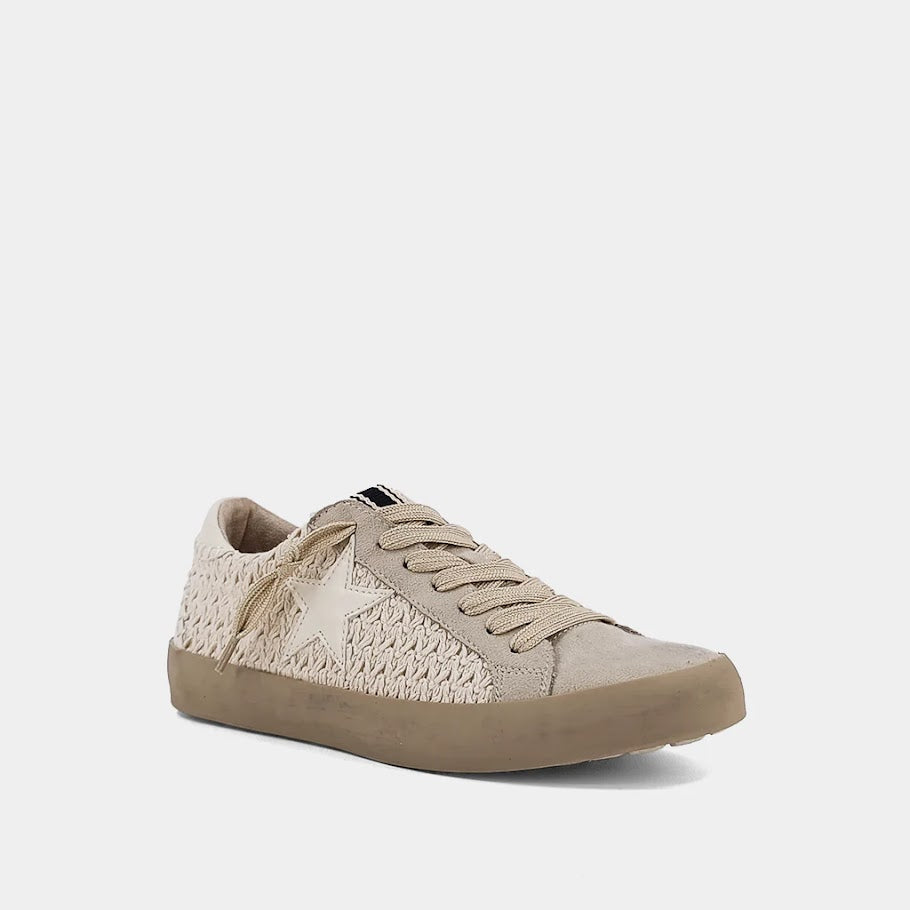 The Paula Sneaker - Woven Bone