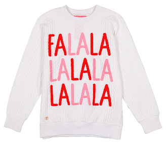 Fa La La La La Top - White