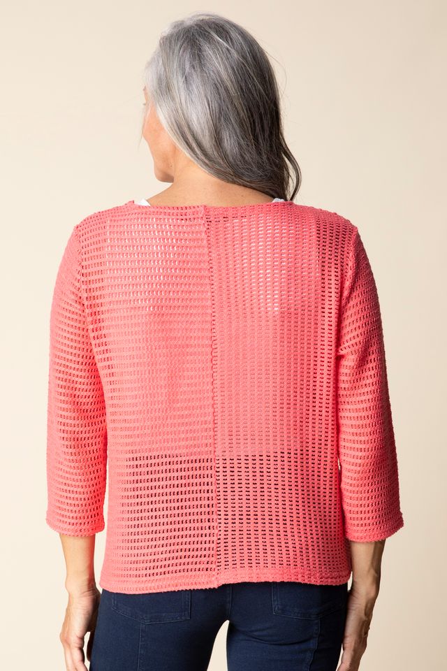 Summer Breeze Pullover - Coral