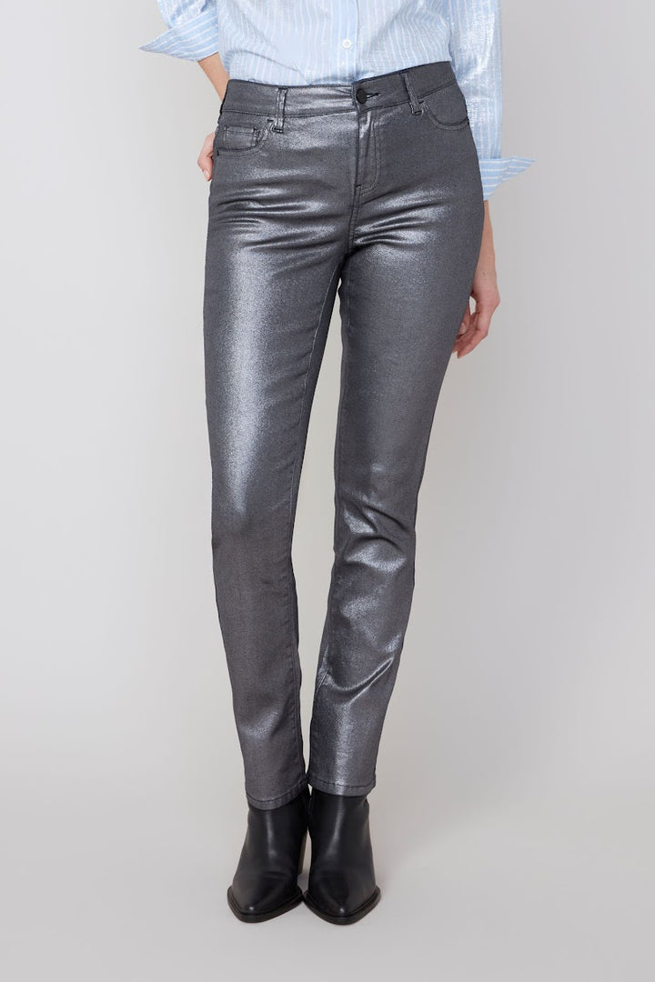 Metallic Pant - Silver