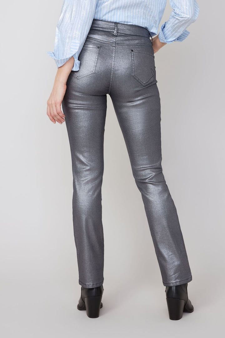 Metallic Pant - Silver