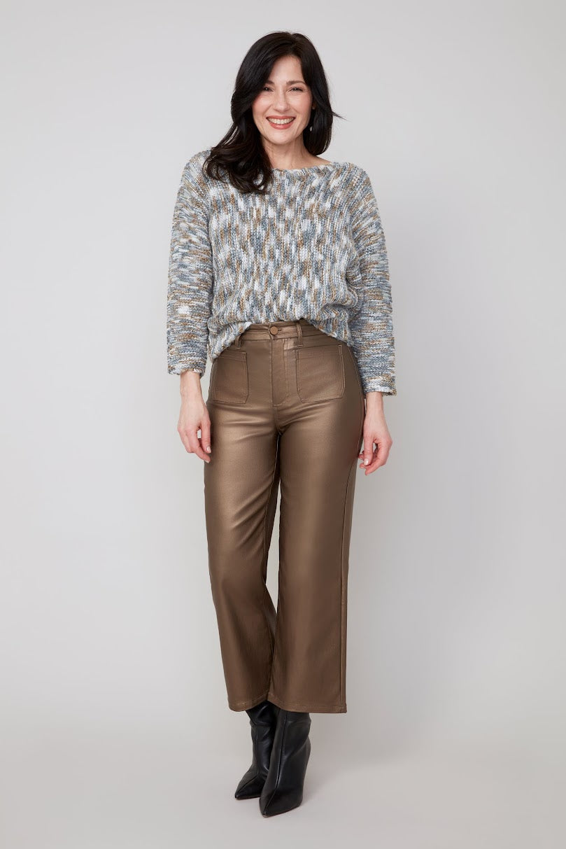 My Fun Metallic Pant - Copper