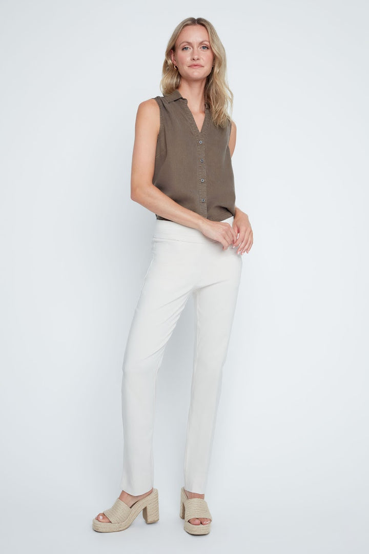 Renuar Straight Leg Pant - Oyster