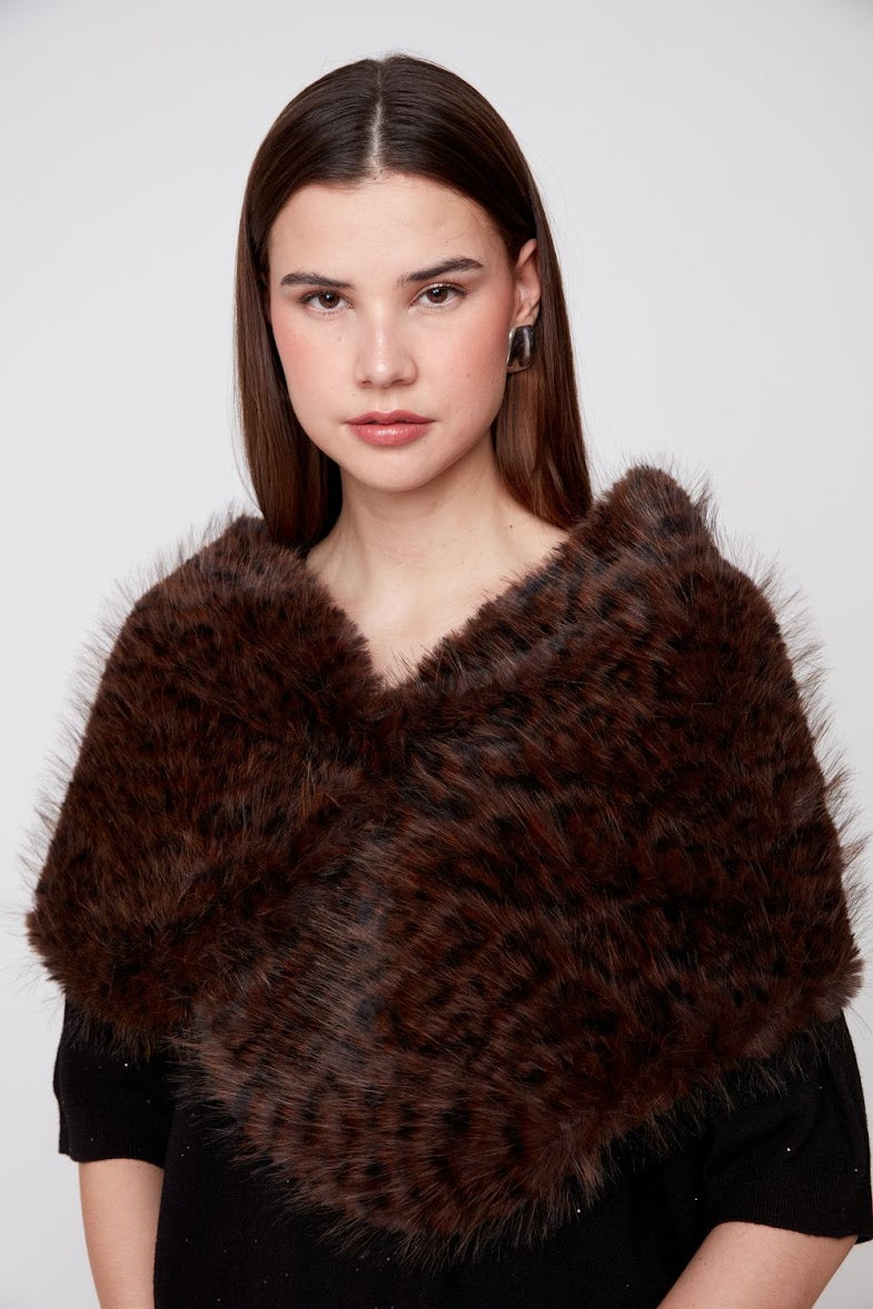 Penny Shoulder Shawl - Pecan
