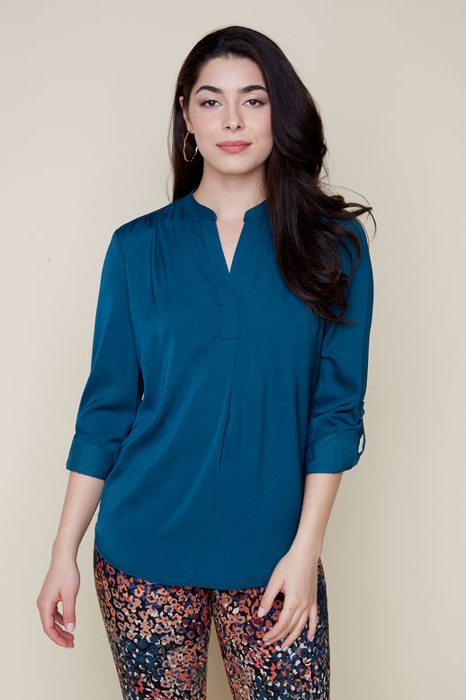 Gayle Blouse - Lagoon