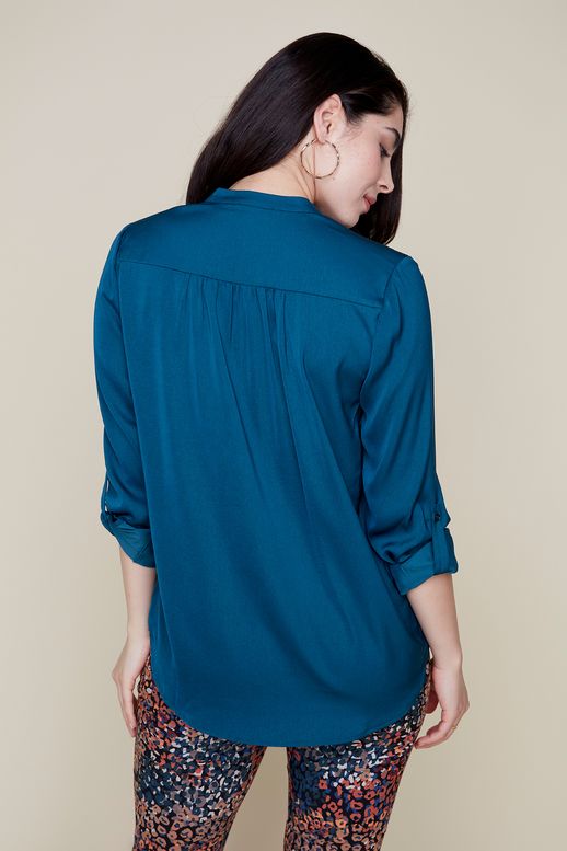 Gayle Blouse - Lagoon