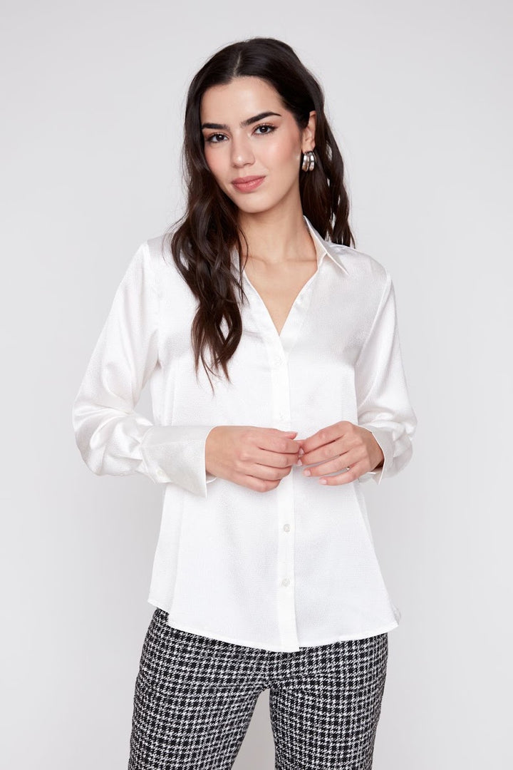 Perfect Solid Blouse - Creme