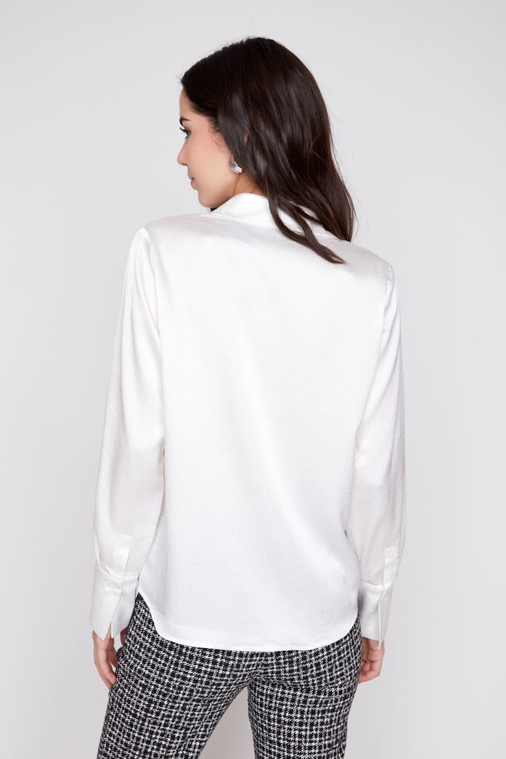Perfect Solid Blouse - Creme