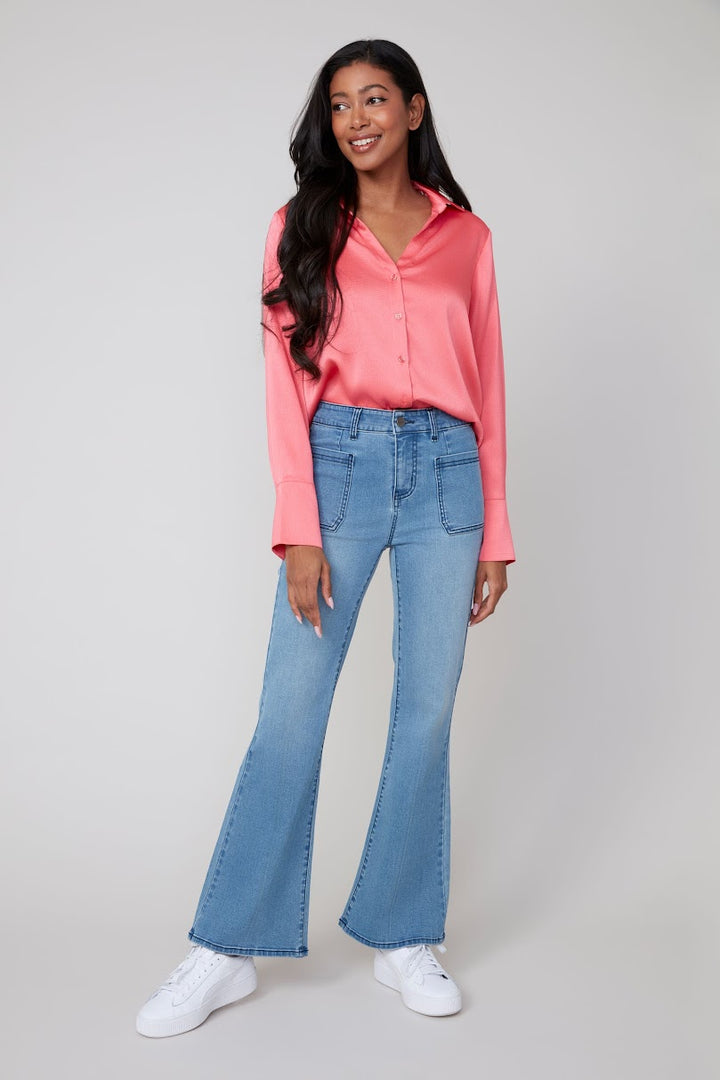 Perfect Solid Blouse - Melon