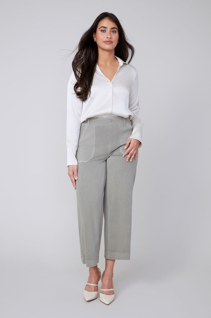 Perfect Solid Blouse - Oyster