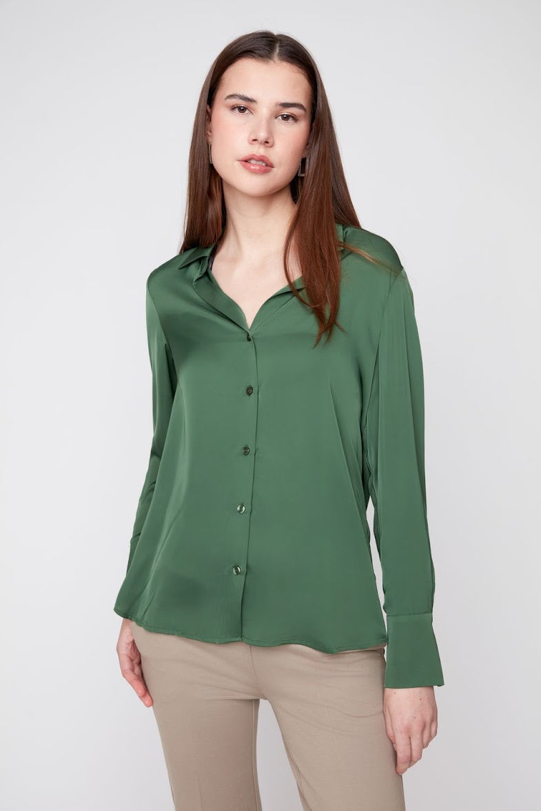 Evelyn Blouse - Olive