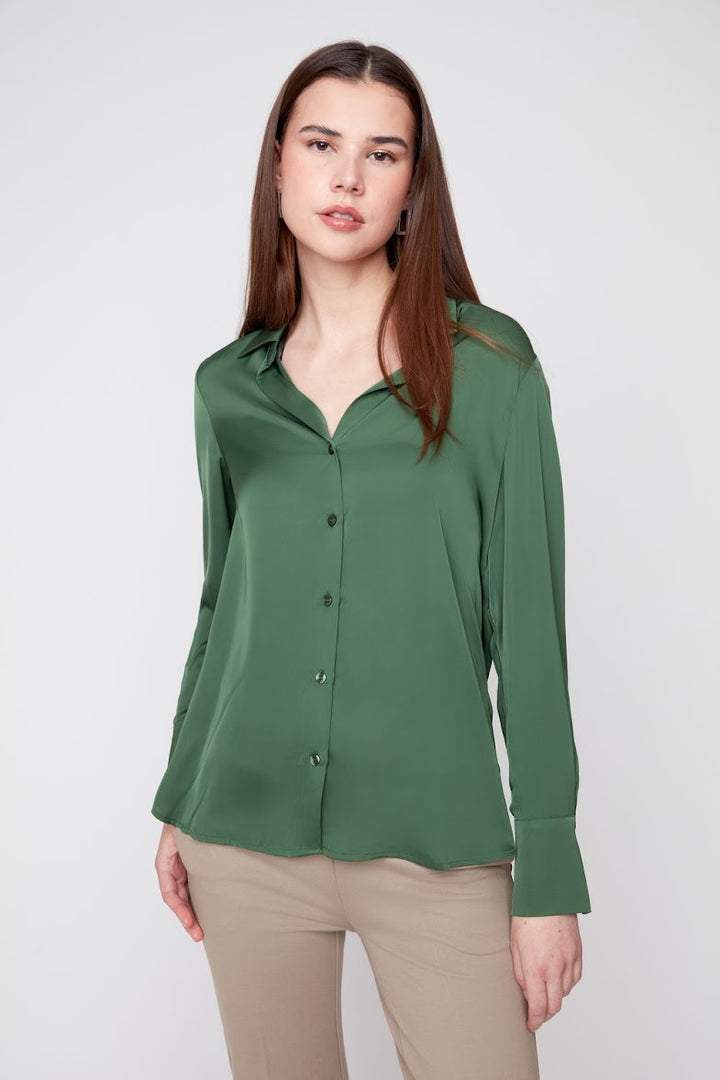 Evelyn Blouse - Olive