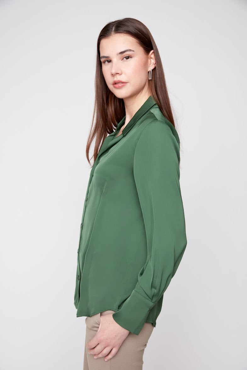 Evelyn Blouse - Olive