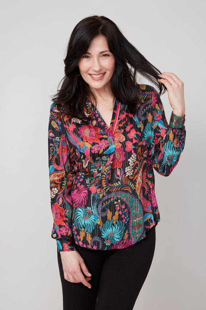 Precious Paisley Blouse - Multicolor
