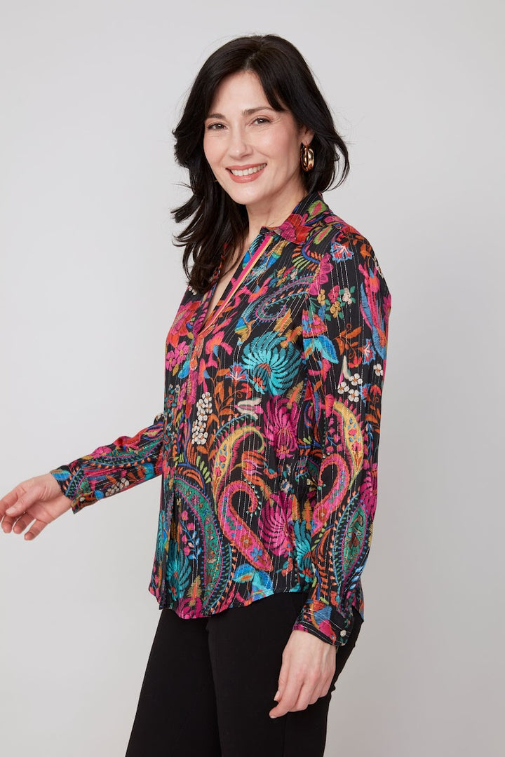 Precious Paisley Blouse - Multicolor