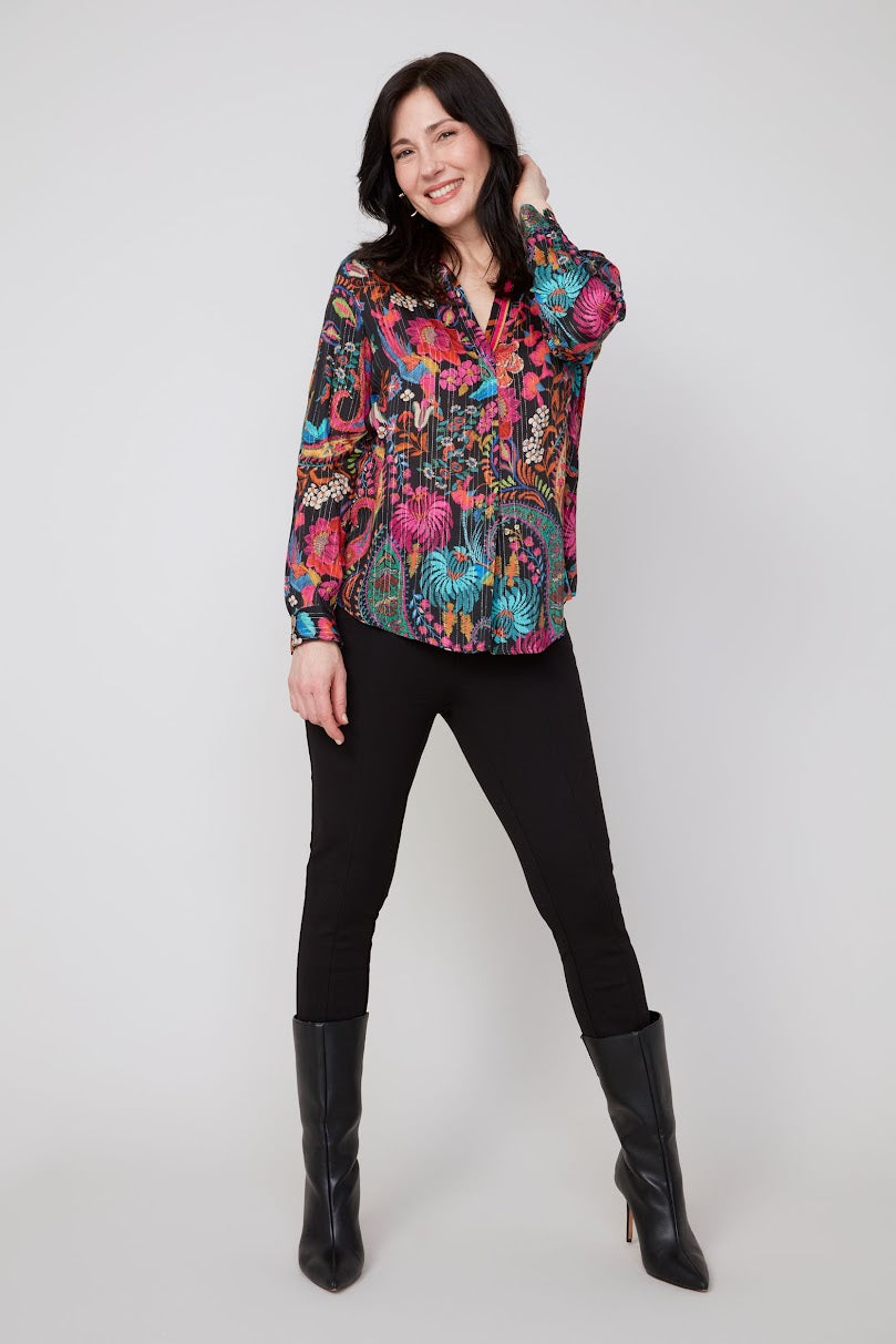 Precious Paisley Blouse - Multicolor