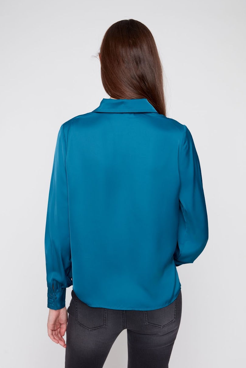 Delilah Blouse - Deep Sea