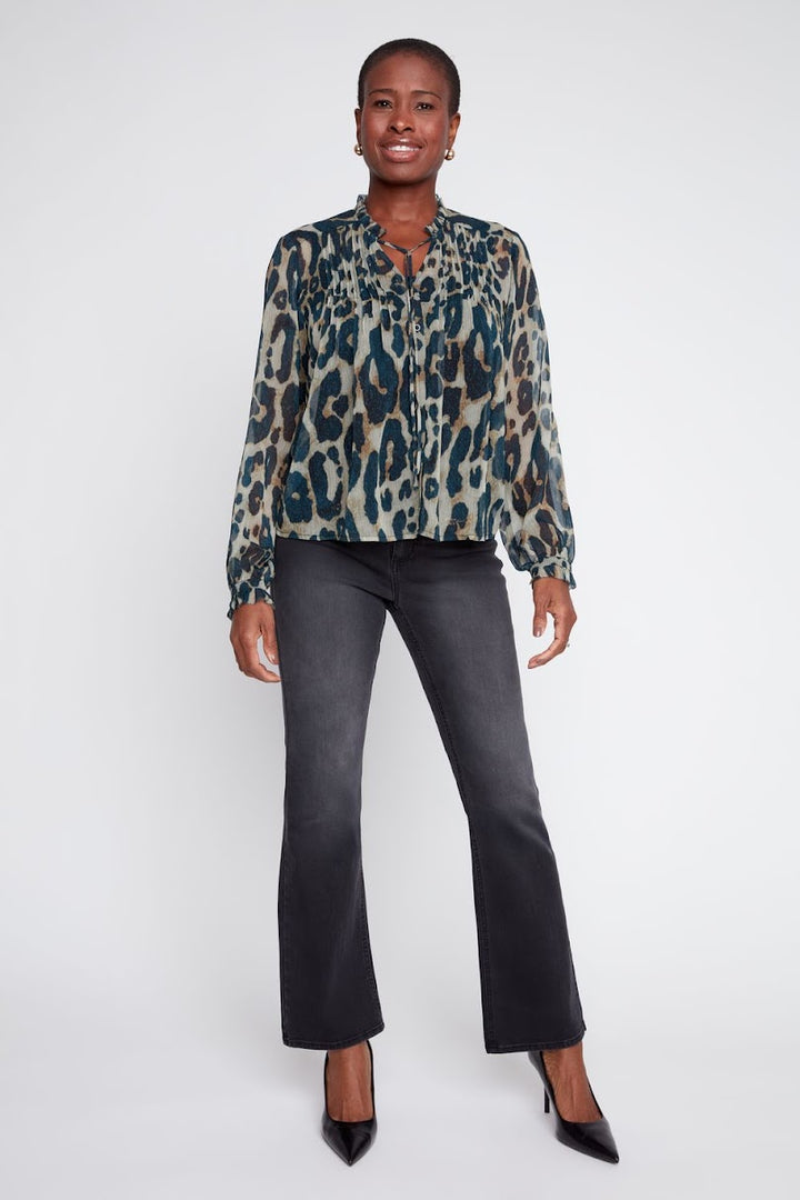 Celine Blouse - Storm Combo