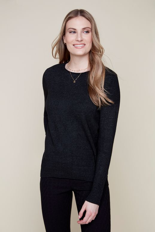 Cozy Knit Sweater - Black