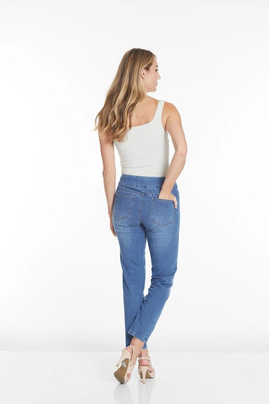Slim-Sation Ankle Jean - Mid Indigo