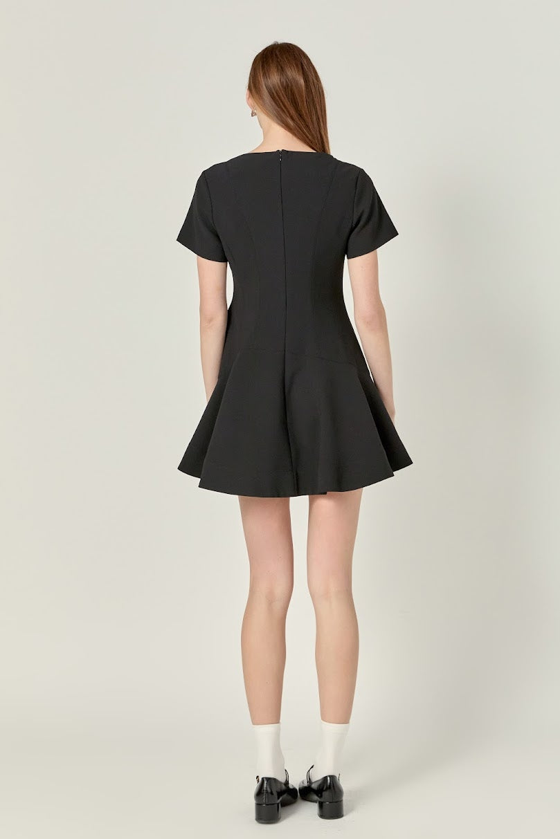 Charli Mini Dress - Black