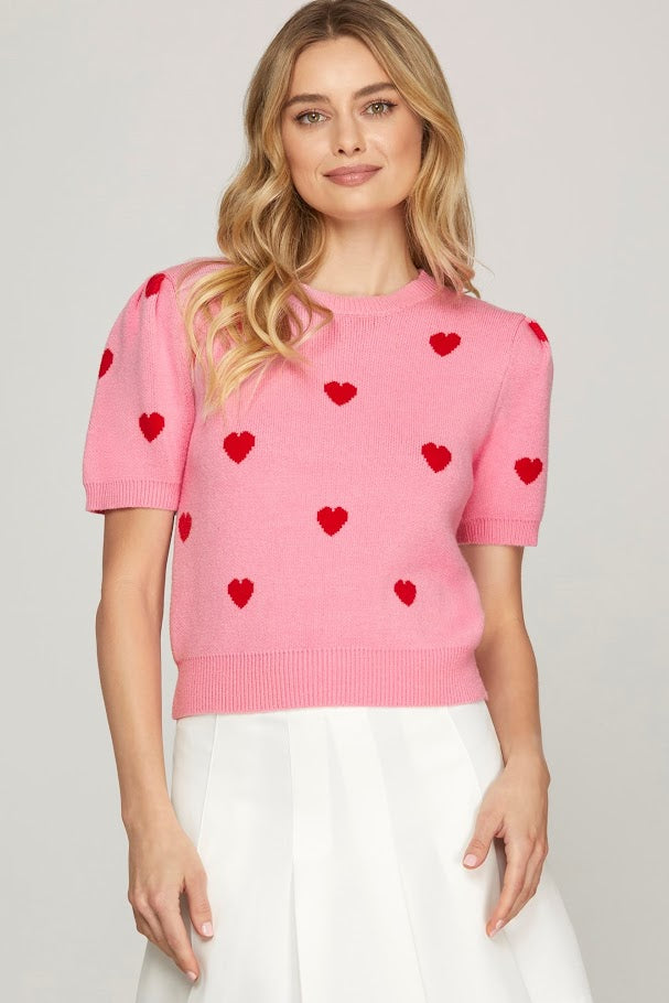 Love Me Sweater - Pink