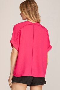 The Michelle Top - Hot Pink