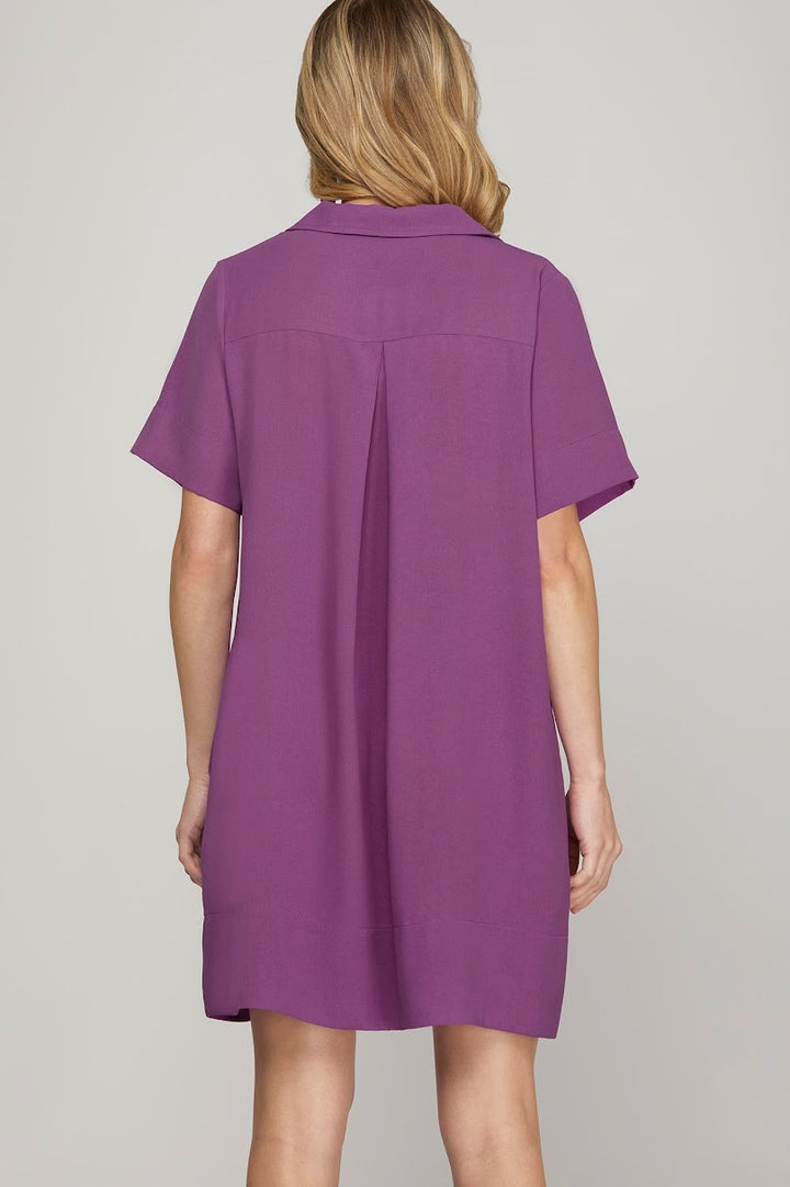 The Callie Dress - Purple