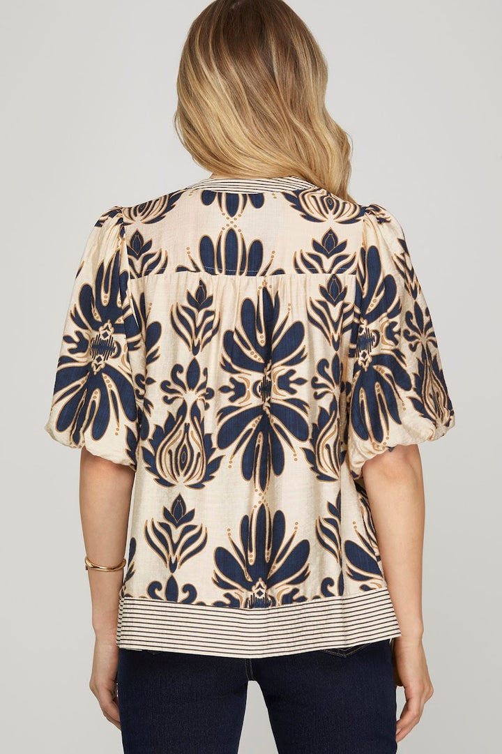 The Karen Top - Navy