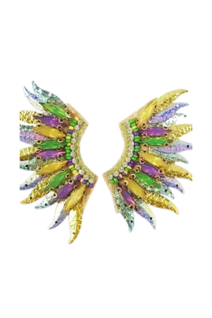 Mardi Gras Earring - Multi