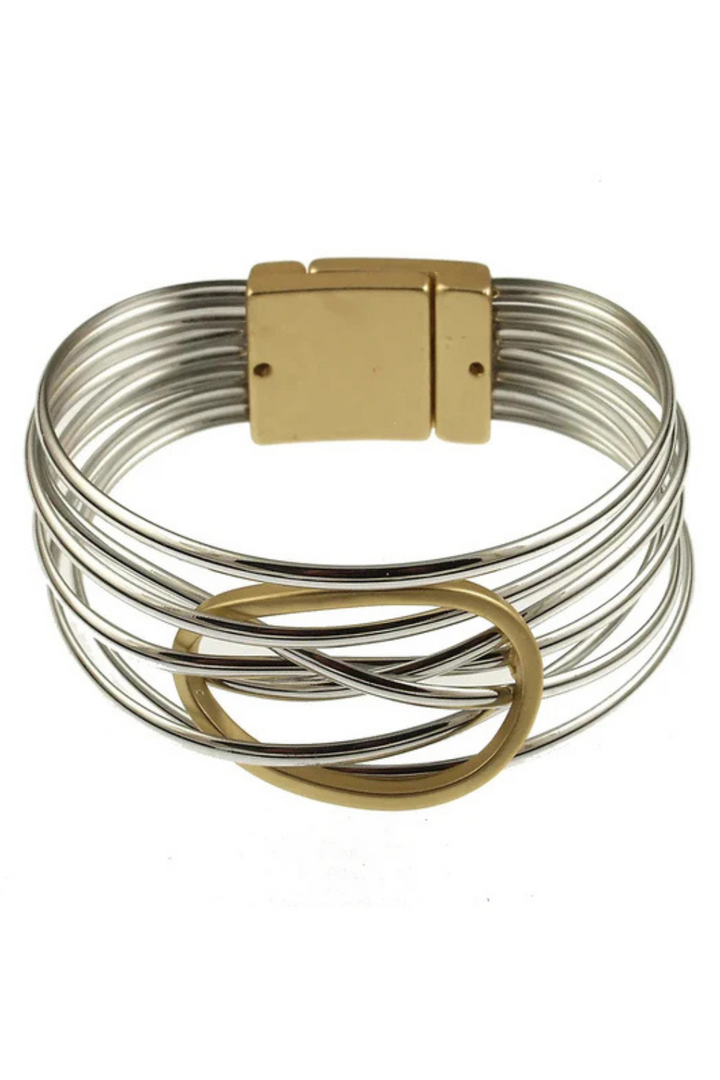 Be Bold Bracelet - Gold Silver