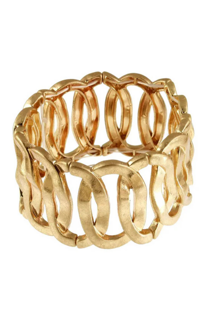 Oval Bracelet - Antique Gold