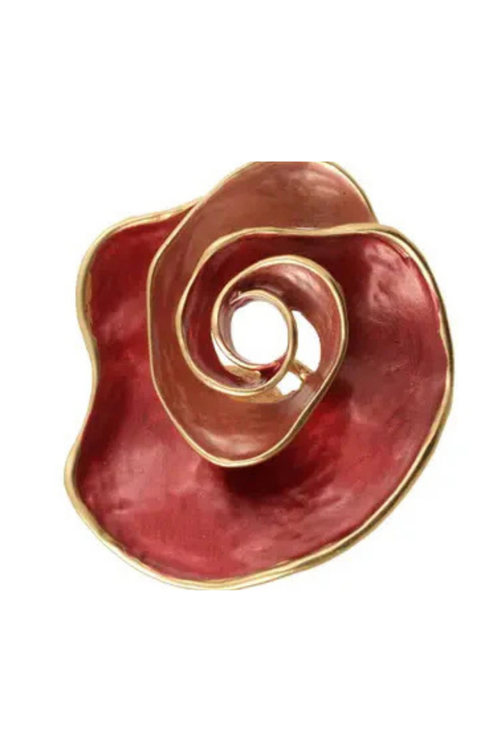 Flower Magnetic Brooch - Rose