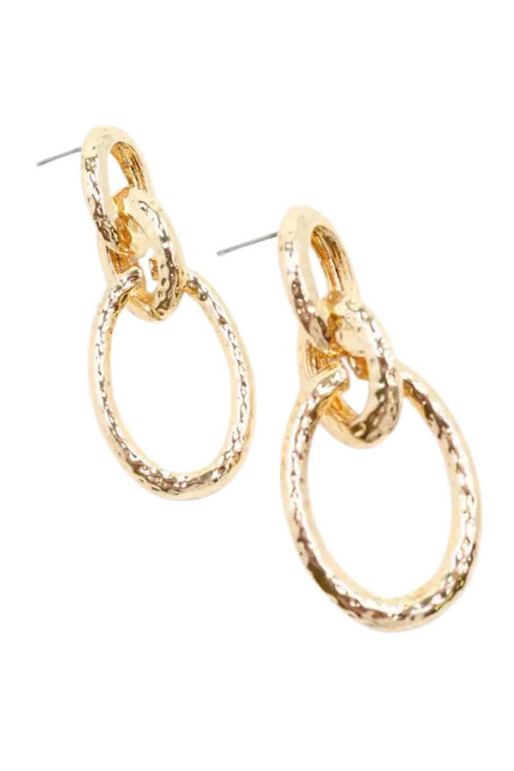 Lucinda Link Earring - Gold