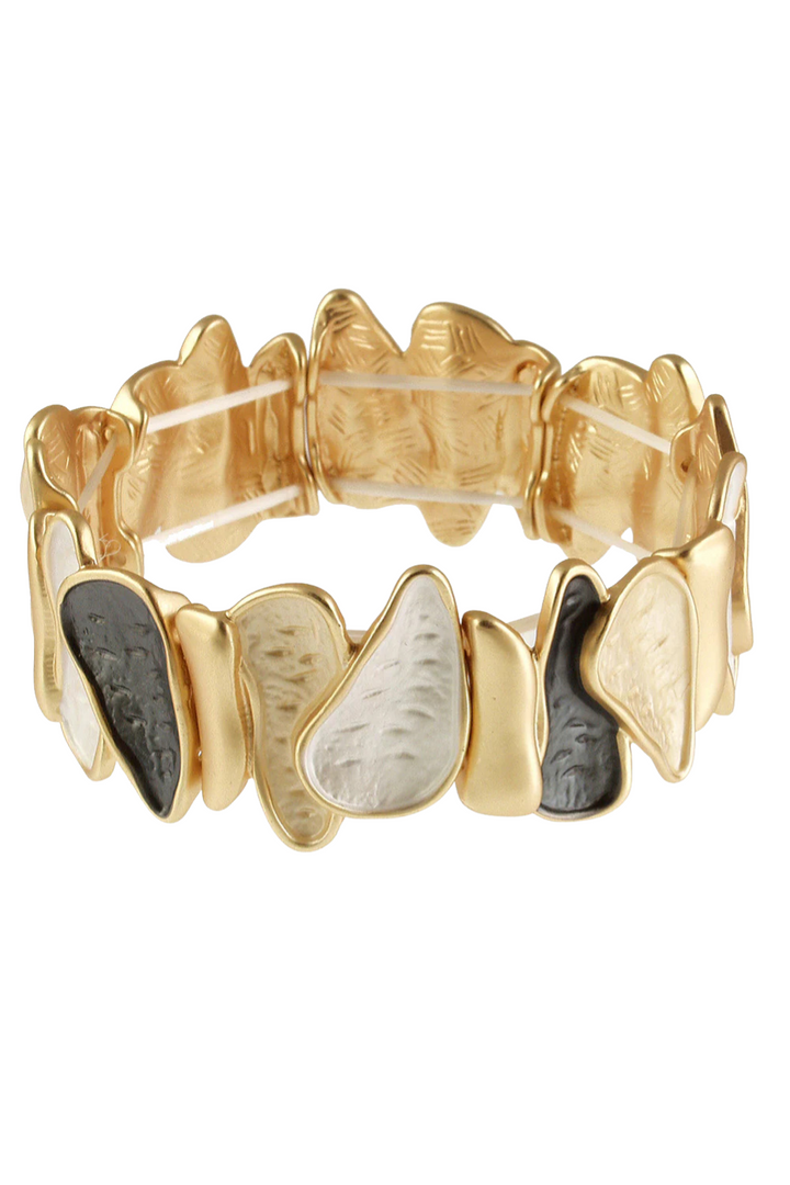 Earthscape Bracelet Gold Grey