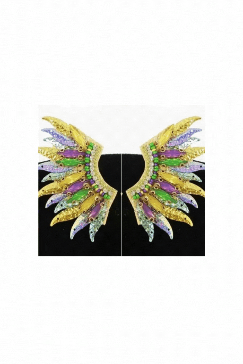 Mardi Gras Earring - Multi
