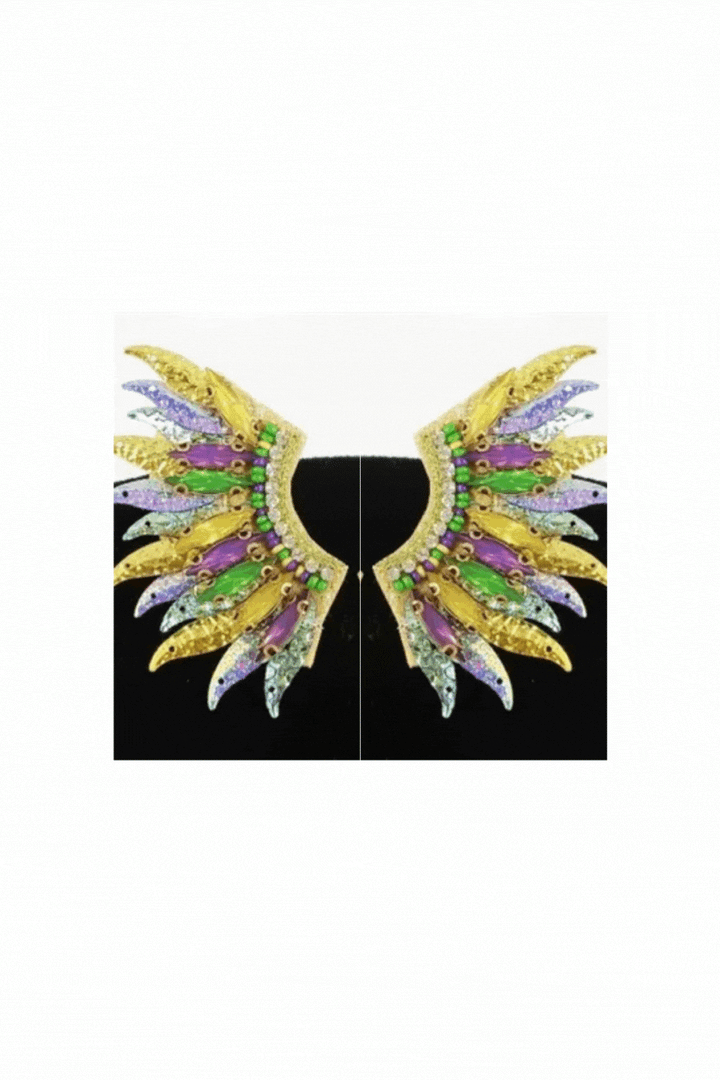 Mardi Gras Earring - Multi